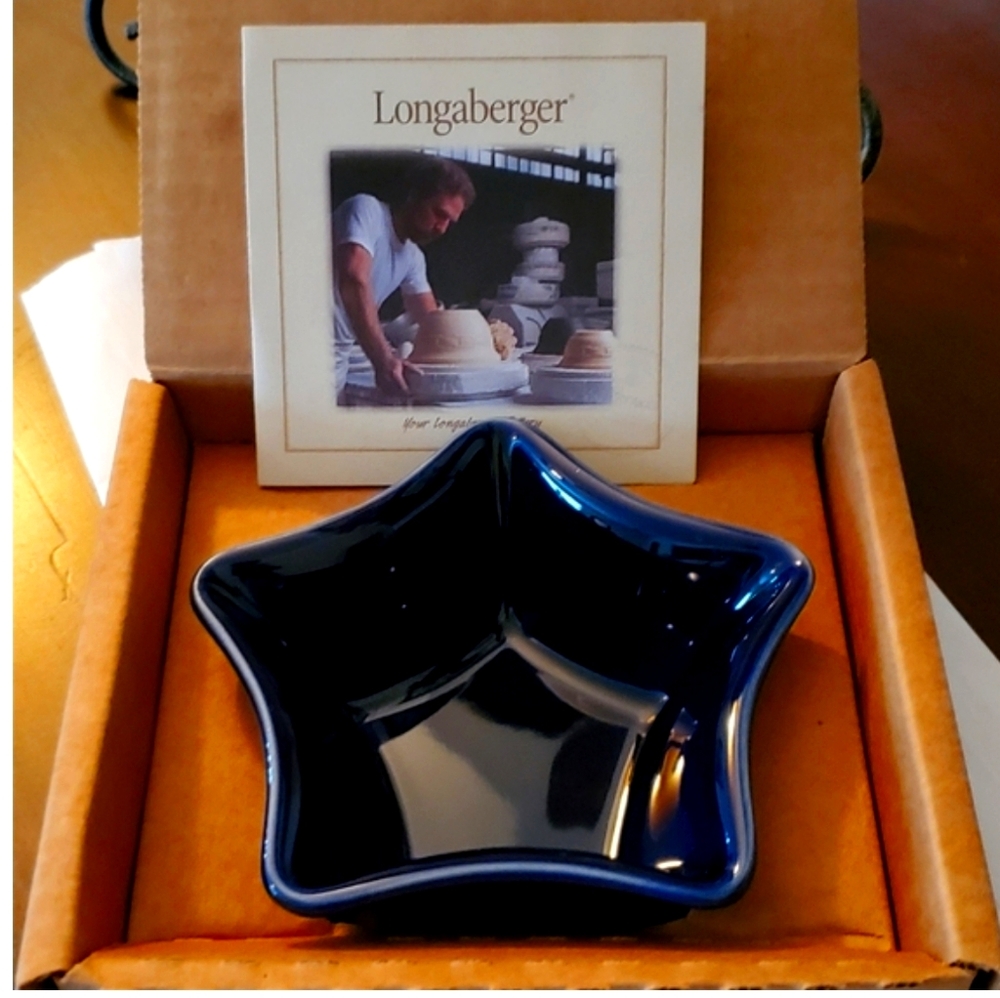 Longaberger Mini Star Blue Retired #30507